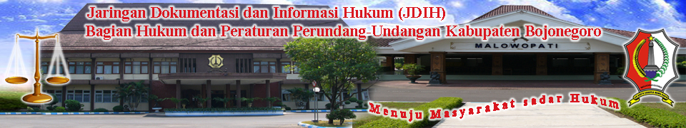 Website JDIH Kabupaten Bojonegoro